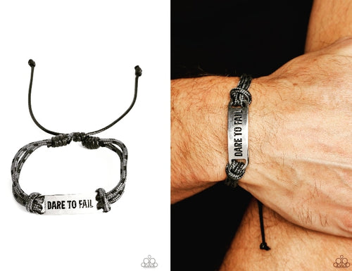 Dare to Fail Urban Bracelet Silver