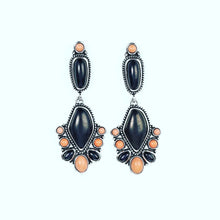 Load image into Gallery viewer, Terrestrial Talisman Earrings Brown/Black/Multi