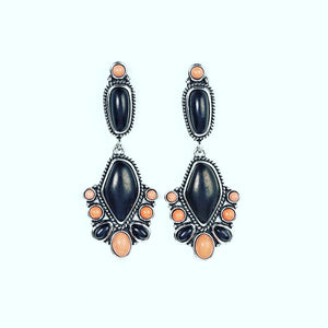 Terrestrial Talisman Earrings Brown/Black/Multi