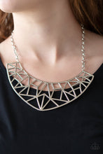 Load image into Gallery viewer, Strike While HAUTE Necklace Silver