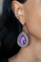 Load image into Gallery viewer, Terrazzo Tundra Earrings Purple