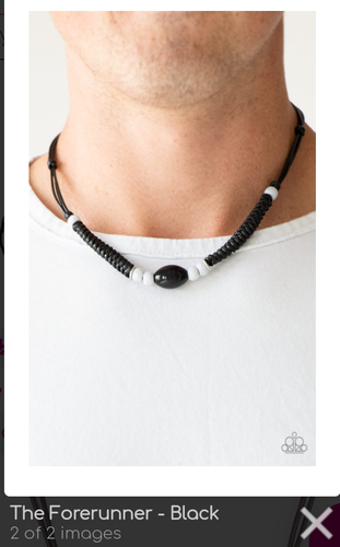 The Forerunner Men's Necklace Black