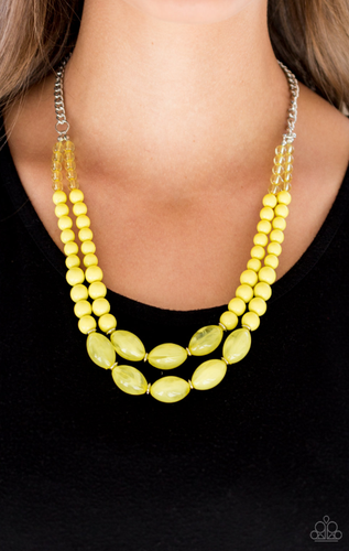 Sundae Shoppe Necklace Yellow