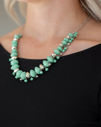 BRAG's 2 Riches Necklace Green
