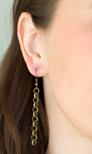 Load image into Gallery viewer, Metro Madness Necklace Brass/Gold