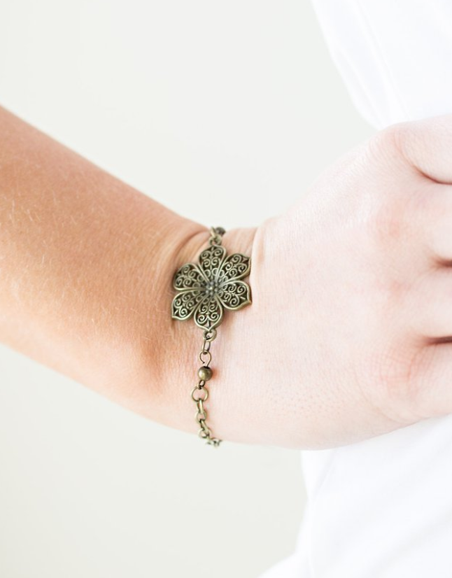 Bermuda Brown Bracelet Brass