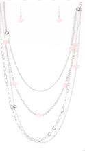 Load image into Gallery viewer, Glamour Grotto Lite Necklace Pink