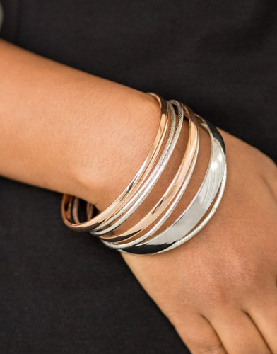 Sahara Shimmer Bangle Bracelet Multi