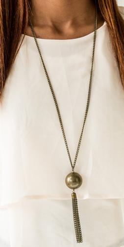 Big Baller Necklace Brass