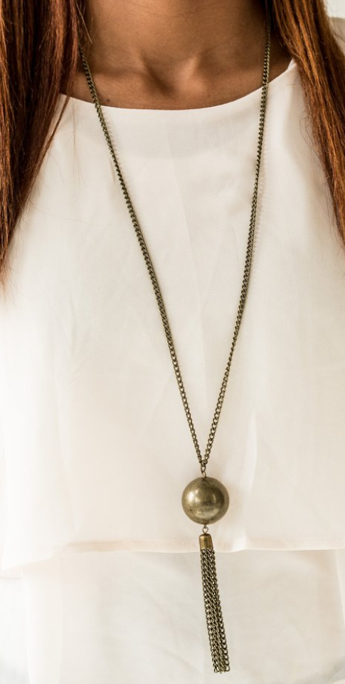 Big Baller Necklace Brass