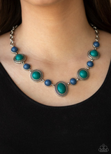 Load image into Gallery viewer, Voyager Vibes Necklace Multi Green/Blue