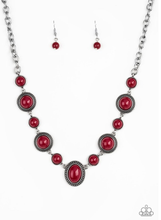 Load image into Gallery viewer, Voyager Vibes Necklace Red