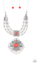 Load image into Gallery viewer, Santa Fe Solstice Necklace Red