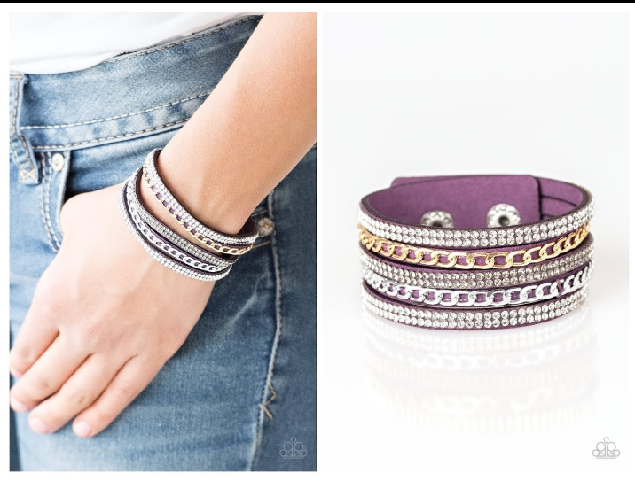 Fashion Fiend Bracelet Purple/Multi