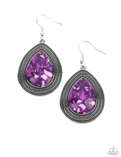 Load image into Gallery viewer, Terrazzo Tundra Earrings Purple